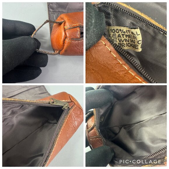 Rare Patricia Nash Leather Roll-Over Closre Cosmetic Organizer - Picture 14 of 14